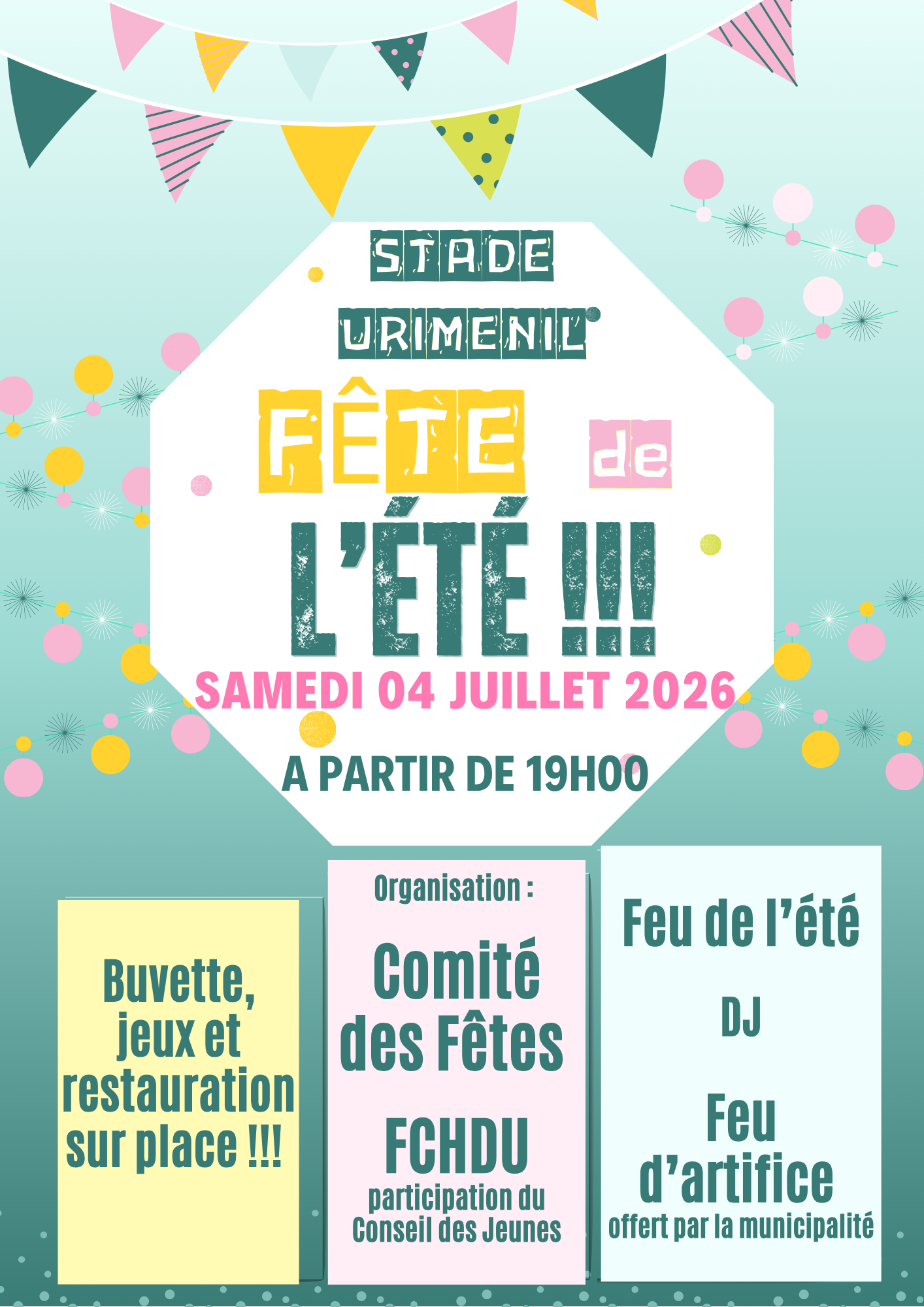 FÊTE DE L&rsquo;ÉTÉ à URIMÉNIL